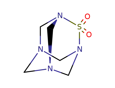 Molecular Structure of 7020-51-1 (2-thia-1,3,5,7-tetraazatricyclo[3.3.1.1~3,7~]decane 2,2-dioxide)