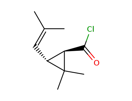 2,2-dimethyl-3-(2-methylprop-1-enyl)cyclopropane-1-carbonyl chloride