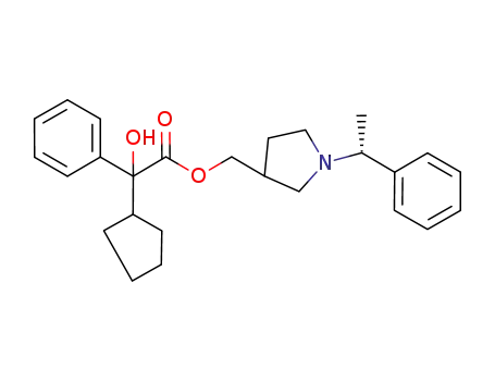 (2R,2S)-[(3'R, 3'S)-1'-((R)-α-methvl-benzvl)-pvrrolidin-3'-vlmethvl]-2-hvdroxv-2-cvcopentvl-2-phenvlacetic acid ester