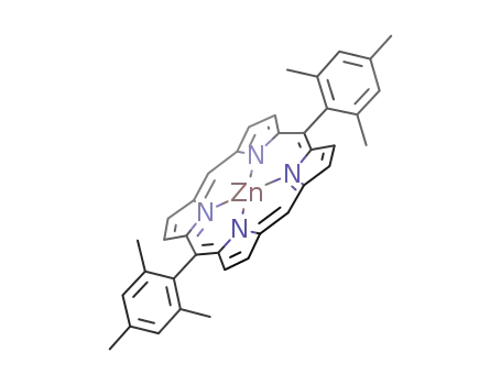 zinc(II)-bis(5,15-(2,4,6-trimethylphenyl))porphyrin