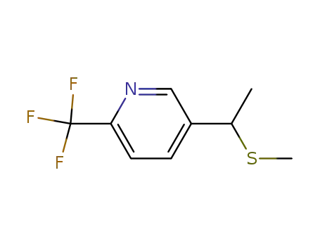 (±)5-(1-(methylthio)ethyl)-2-trifluoromethyl pyridine
