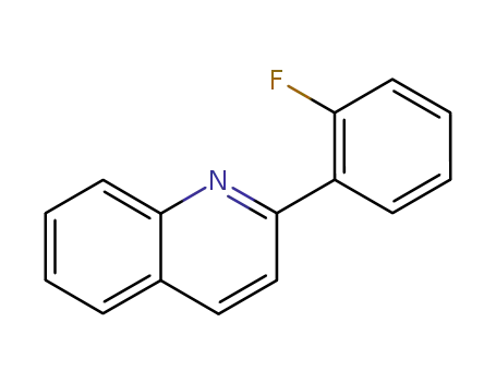 Molecular Structure of 2836-41-1 (Quinoline, 2-(2-fluorophenyl)-)