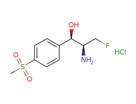 (1R,2S)-2-amino-3-fluoro-1-(4-methylsulphonylphenyl)-1-propanol hydrochloride