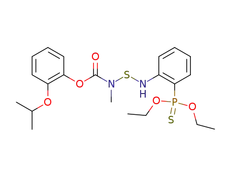 2-isopropoxyphenyl [[(diethoxyphosphinothioyl)-anilino]thio]methylcarbamate