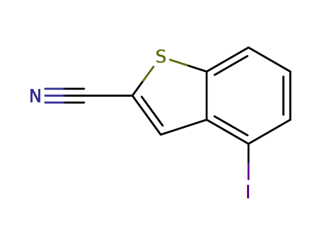 4-iodobenzo[b]thiophene-2-carbonitrile