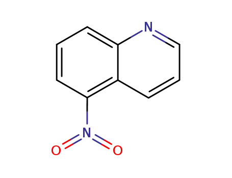 Molecular Structure of 607-34-1 (5-Nitroquinoline)