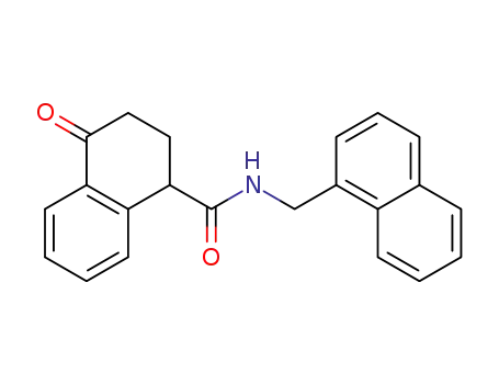 4-Oxo-1,2,3,4-tetrahydronaphthalene-1-carboxylic acid-(naphthalene-1-ylmethyl)-amide