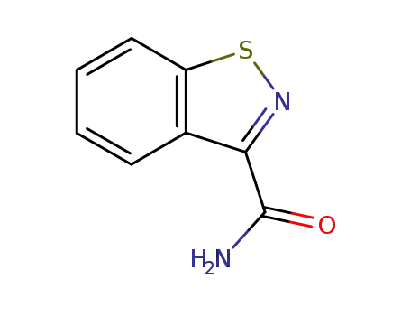 Molecular Structure of 16807-21-9 (benzo[d]isothiazole-3-carboxamide)