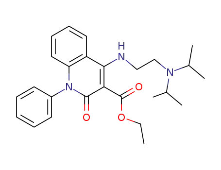 ethyl 4-(2-diisopropylaminoethylamino)-2-oxo-1-phenyl-1,2-dihydroquinoline-3-carboxylate