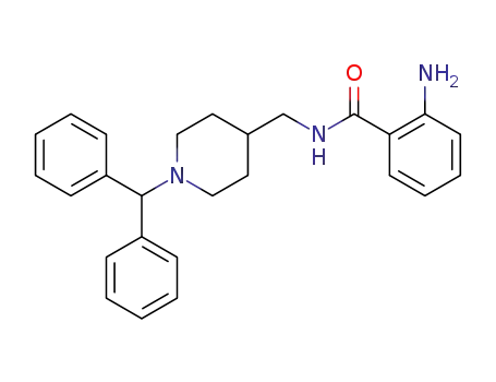 2-amino-N-[(1-diphenylmethylpiperidin-4-yl)methyl]benzamide