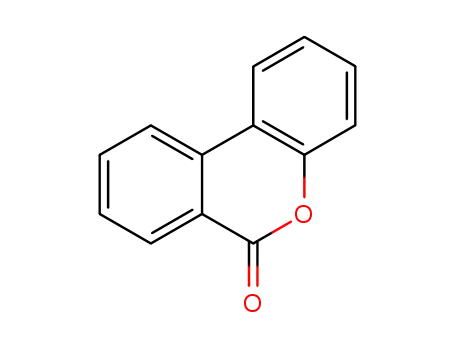 Molecular Structure of 2005-10-9 (6H-dibenzo-(b,d)-pyran-6-one)