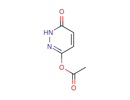 Molecular Structure of 15456-83-4 (6-oxo-1,6-dihydropyridazin-3-yl acetate)