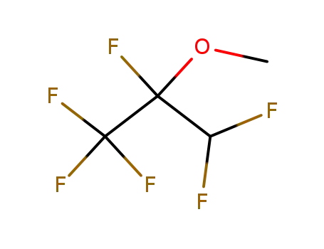 Molecular Structure of 568550-25-4 (Propane, 1,1,1,2,3,3-hexafluoro-2-methoxy-)