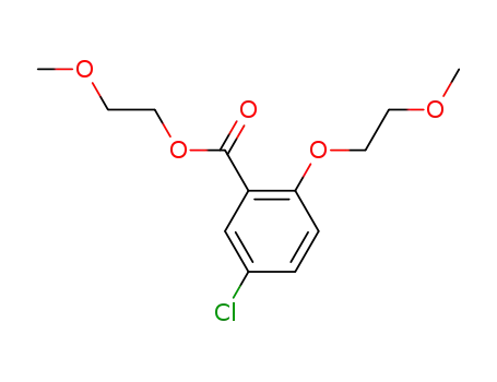 5-chloro-2-(2-methoxyethoxy)benzoic acid 2-methoxyethyl ester