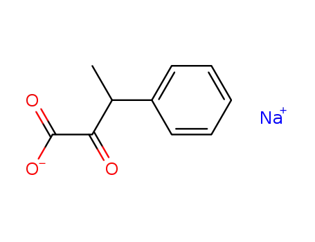 Molecular Structure of 125116-72-5 (Benzenepropanoic acid, b-methyl-a-oxo-, sodium salt)