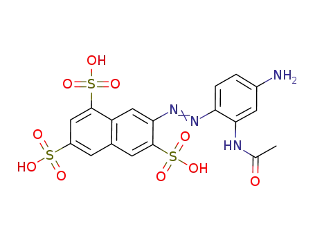 2-(4-amino-2-acetylaminophenylazo)-3,6,8-naphthalenetrisulfonic acid