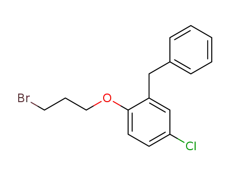 2-benzyl-1-(3-bromo-propoxy)-4-chloro-benzene