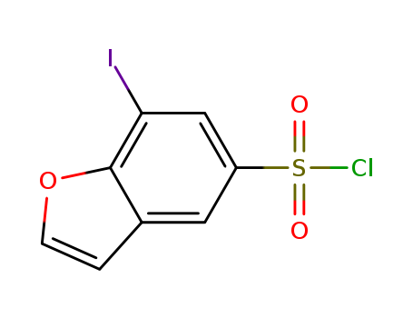 7-iodo-1-benzofuran-5-sulfonyl chloride