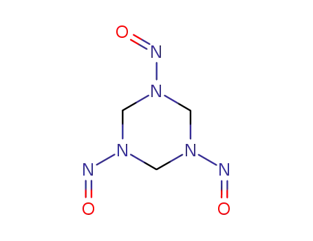 Molecular Structure of 13980-04-6 (hexahydro-1,3,5-trinitroso-1,3,5-triazine)