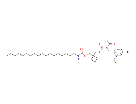 2-[[N-Acetyl-N-[[[1-[[(octadecylcarbamoyl)oxy]methyl]-1-cyclobutyl]methoxy]carbonyl]amino]methyl]-1-ethyl-pyridinium iodide