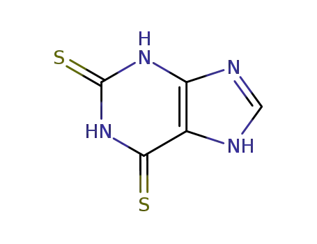 Molecular Structure of 5437-25-2 (2,6-Dithiopurine)