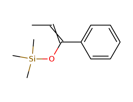 Molecular Structure of 37471-46-8 (Silane, trimethyl[(1-phenyl-1-propenyl)oxy]-)