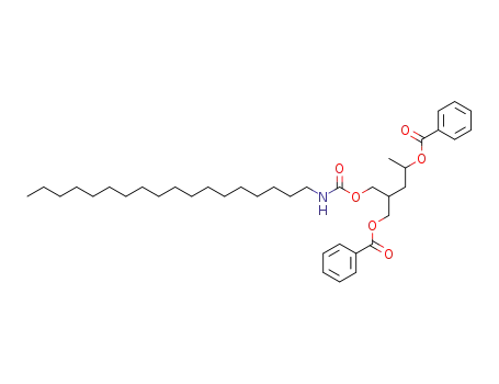 2-(2-benzoyloxypropan-1-yl)-3-octadecylcarbamoyloxypropyl benzoate
