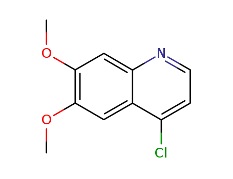 Molecular Structure of 35654-56-9 (4-CHLORO-6,7-DIMETHOXYQUINOLINE)