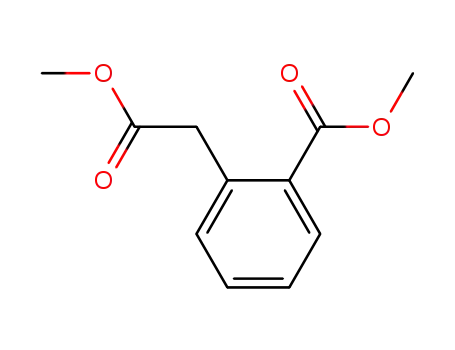 Molecular Structure of 716-43-8 (methyl 2-(2-methoxy-2-oxoethyl)benzenecarboxylate)