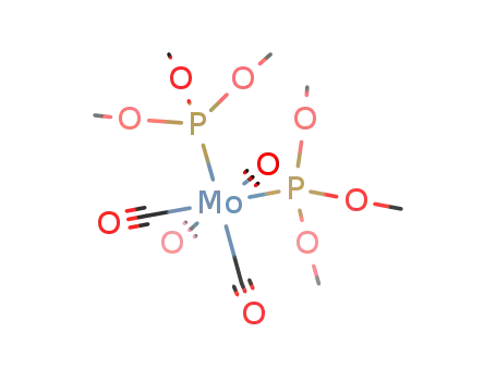Molecular Structure of 15631-22-8 (Molybdenum,tetracarbonylbis(trimethyl phosphite-kP)-, (OC-6-22)- (9CI))