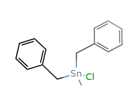 Molecular Structure of 70335-32-9 (Stannane, chloromethylbis(phenylmethyl)-)