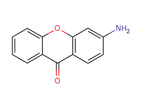 Molecular Structure of 27231-26-1 (3-Amino-9H-xanthen-9-one)