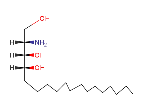 Molecular Structure of 554-62-1 (PHYTOSPHINGOSINE)