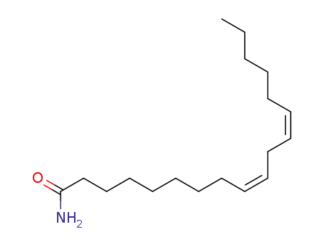 Molecular Structure of 3999-01-7 ((9Z,12Z)-octadeca-9,12-dien-1-amide)