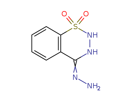 4H-1,2,3-Benzothiadiazin-4-one, 2,3-dihydro-, hydrazone, 1,1-dioxide