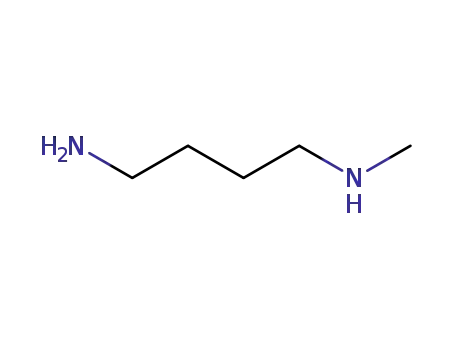 Molecular Structure of 14475-60-6 (N-methylbutane-1,4-diamine)