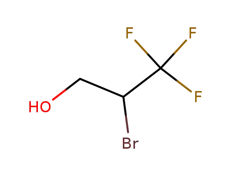 Molecular Structure of 311-86-4 (2-Bromo-3,3,3-trifluoropropan-1-ol)