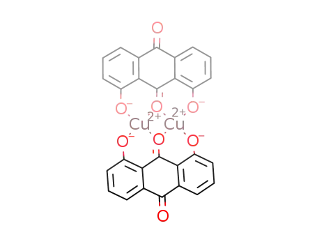 bis(1,8-dihydroanthraquinonato)dicopper(II)