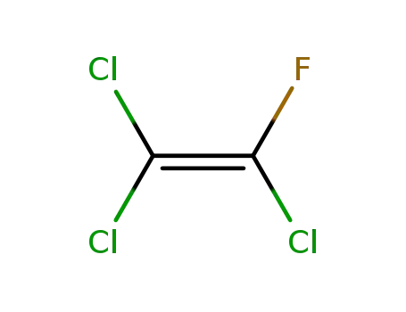 Molecular Structure of 359-29-5 (FLUOROTRICHLOROETHYLENE)