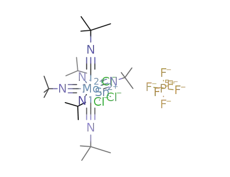 (trichlorostannyl)hexakis(tert-butyl isocyanide)molibdenum(II) hexafluorophosphate