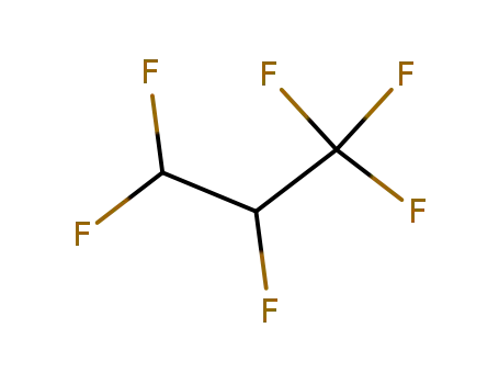Molecular Structure of 431-63-0 (1,1,1,2,3,3-Hexafluoropropane)