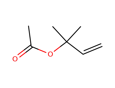 Molecular Structure of 24509-88-4 (1,1-Dimethyl-2-propenyl acetate)