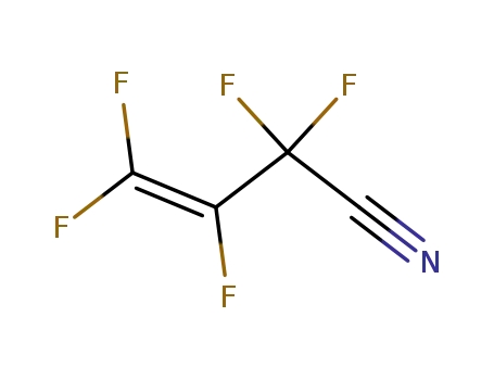 Molecular Structure of 7792-66-7 (PENTAFLUOROALLYL CYANIDE)
