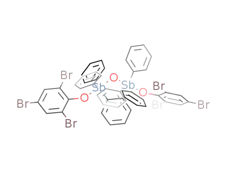 μ-oxobis[(2,4,6-tribromophenoxy)triphenylantimony]