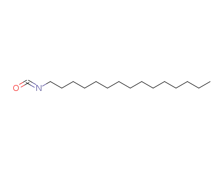 Molecular Structure of 39633-51-7 (PENTADECYL ISOCYANATE  97)