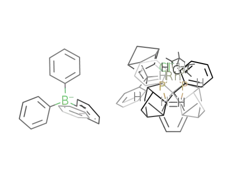 [Cp*Rh(P,P,P'-tris[(+)-9-phenyldeltacyclan-8-yl]-1,2-bis(phosphanyl)benzene)Cl]BPh4