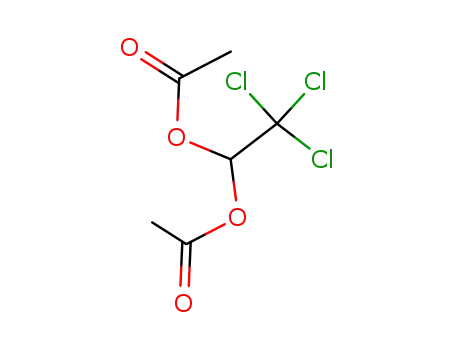 Molecular Structure of 24298-56-4 (1,1-Ethanediol, 2,2,2-trichloro-, diacetate)