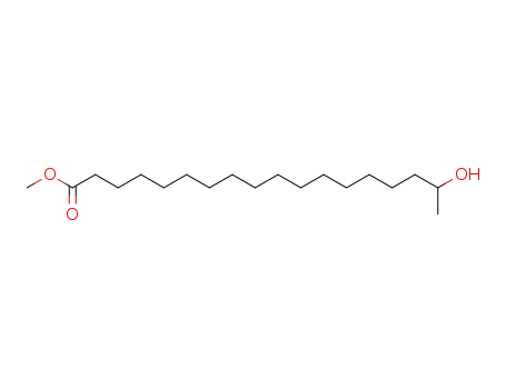Molecular Structure of 2380-14-5 (17-Hydroxyoctadecanoic acid methyl ester)