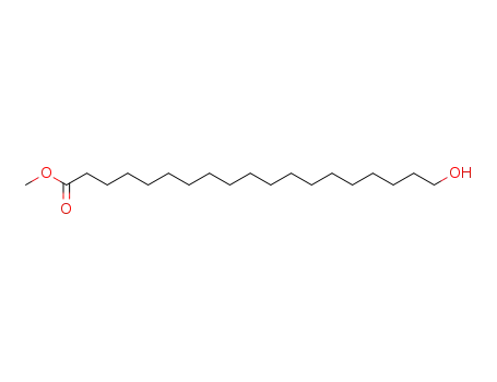 Molecular Structure of 94035-99-1 (Nonadecanoic acid, 19-hydroxy-, methyl ester)