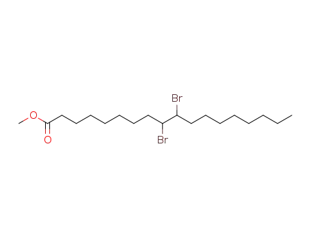 Molecular Structure of 25456-04-6 (METHYL 9,10-DIBROMOSTEARATE)
